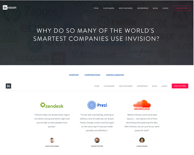 InVision Customer Testimonials