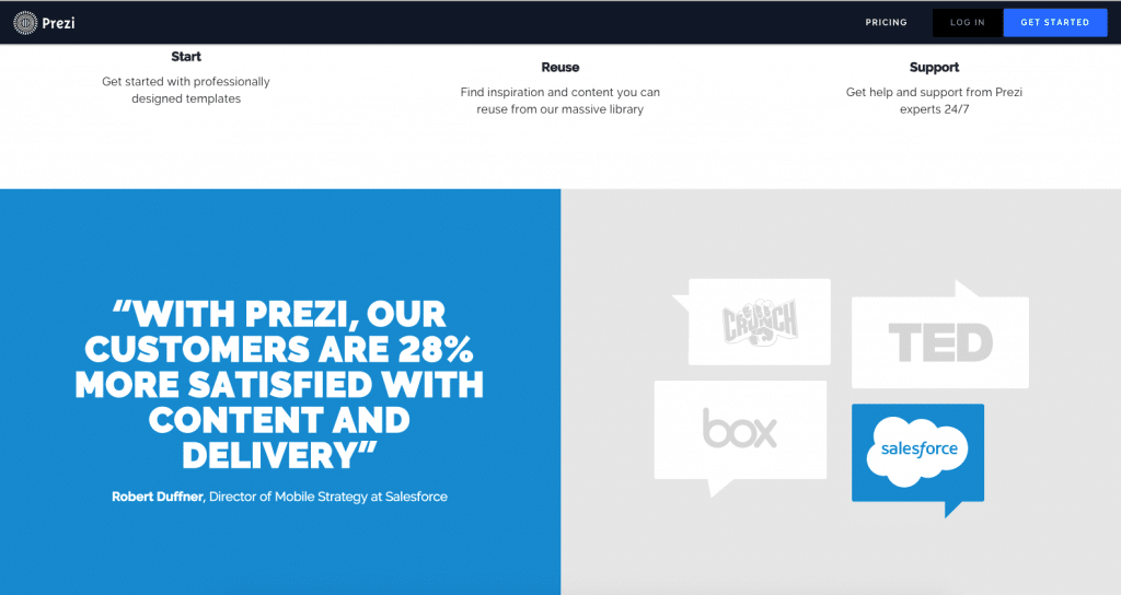 Prezi Customer Testimonials