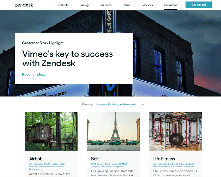 best customer testimonial examples zendesk