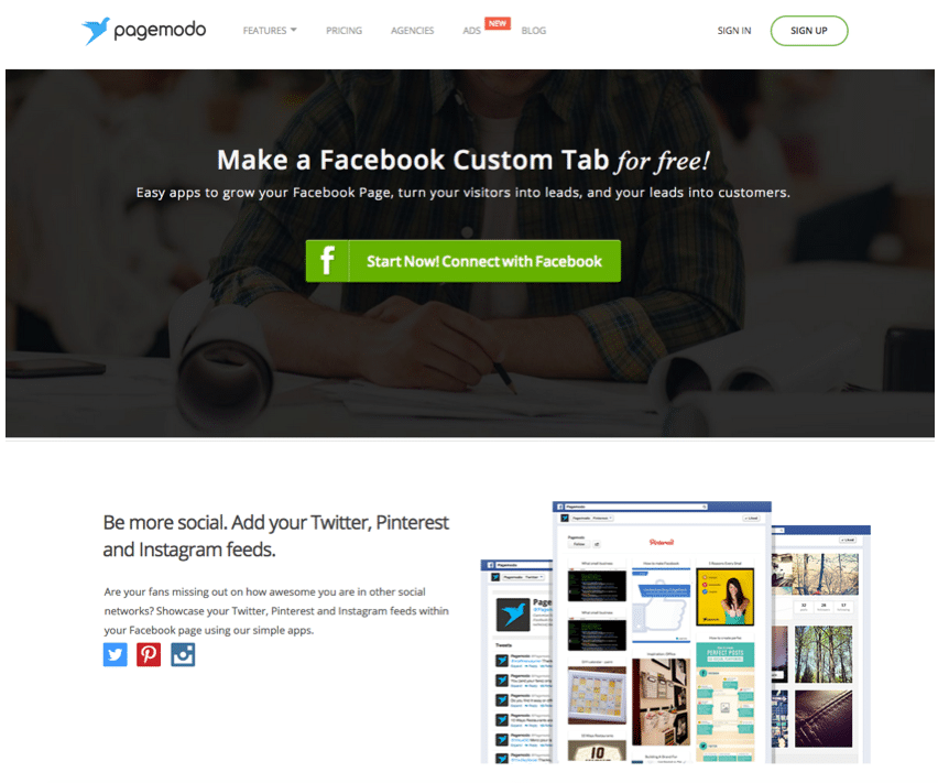 Pagemodo Social Integrations