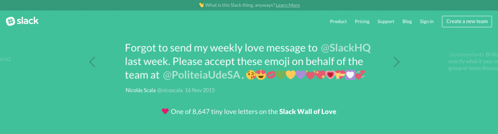 Slack Testimonial Examples