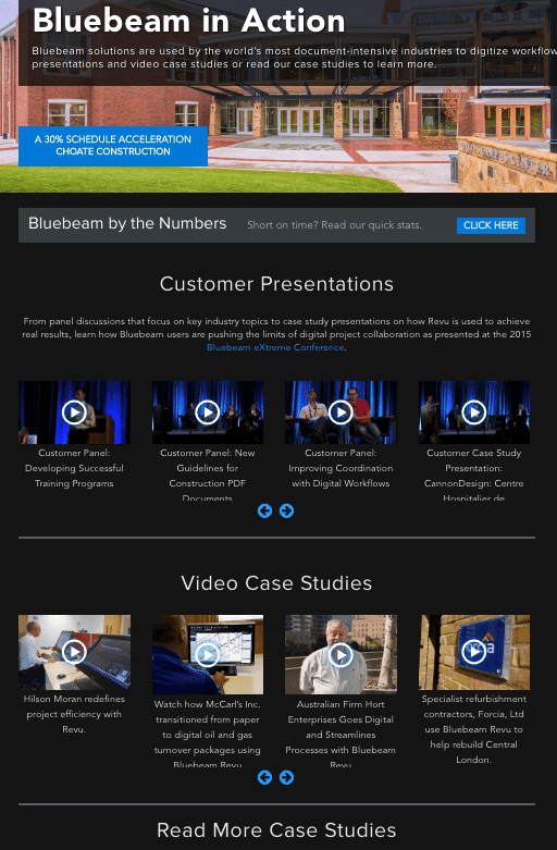 Testimonial page design