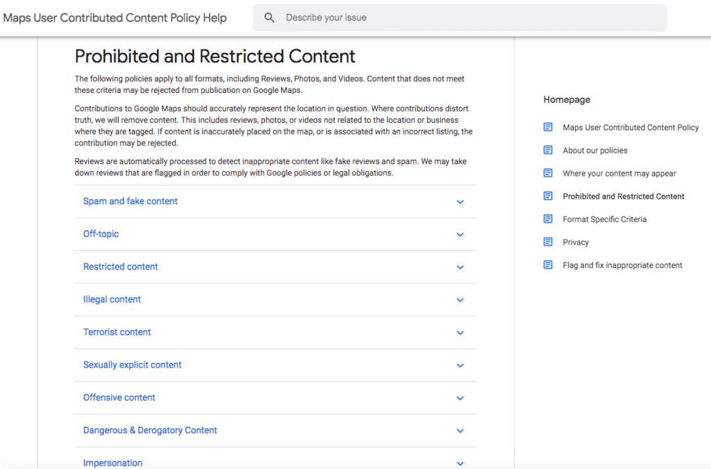 google review policy abusive reviews