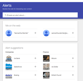 reputation management with google alerts