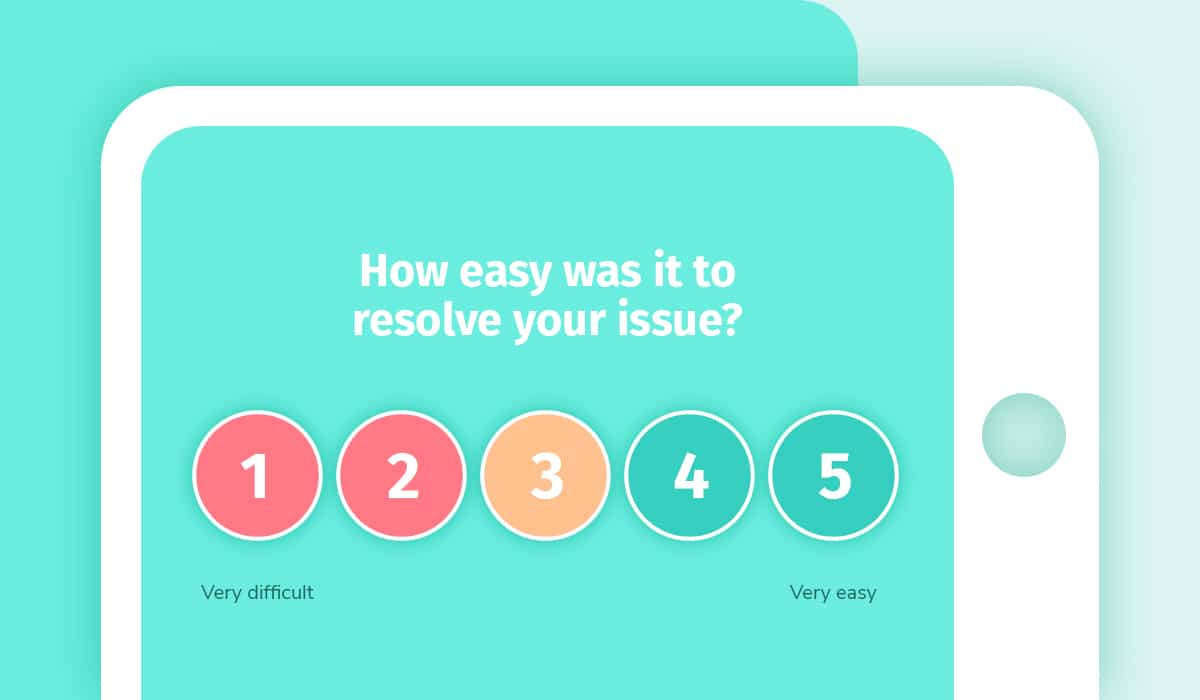 when to use a customer effort score survey