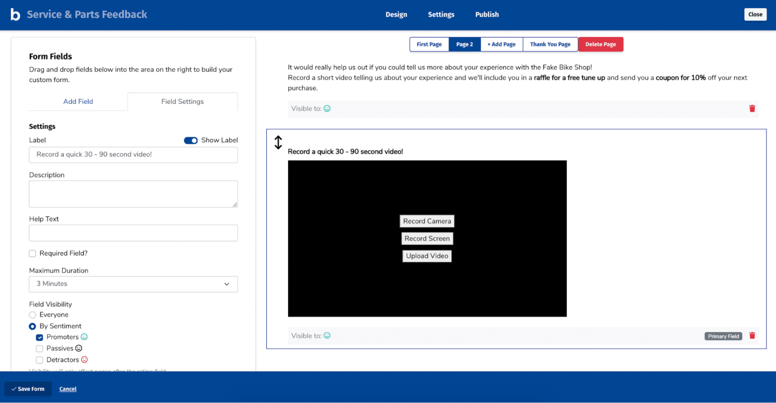 Tracking customer sentiment