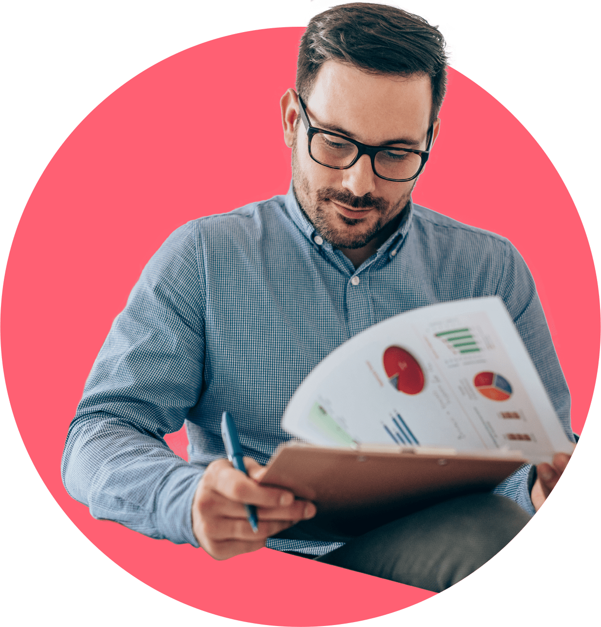 Marketing and sales team reviewing customer testimonials and reviews collected with Boast