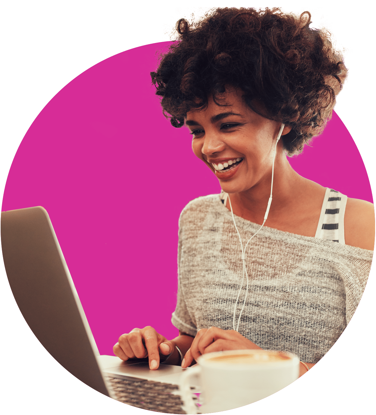 Boast team member working remotely