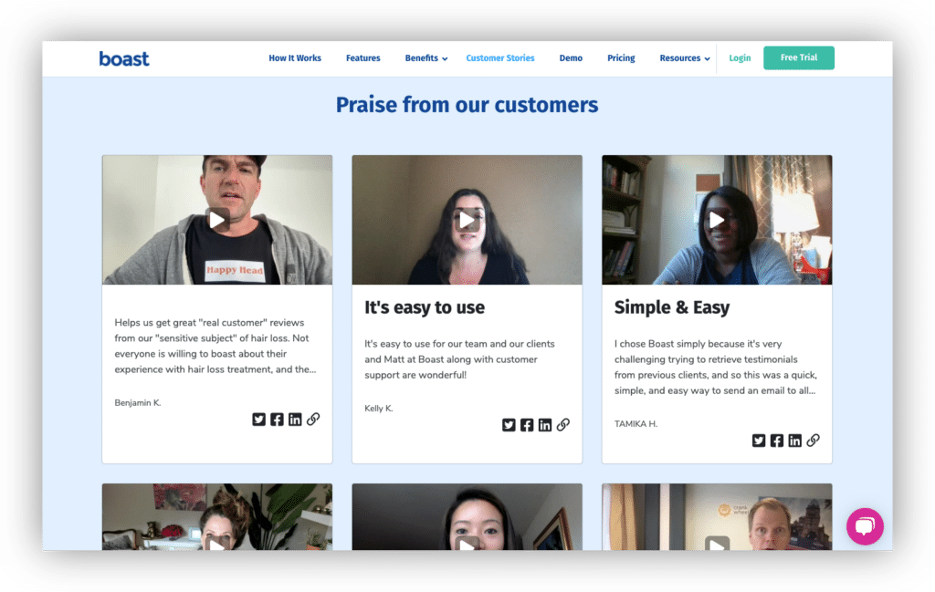 Boast - Testimonial Video Cost - UGC