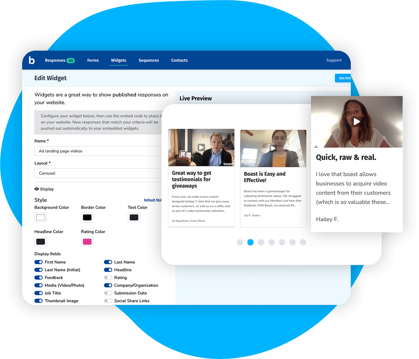 Automated review request sequence in Boast