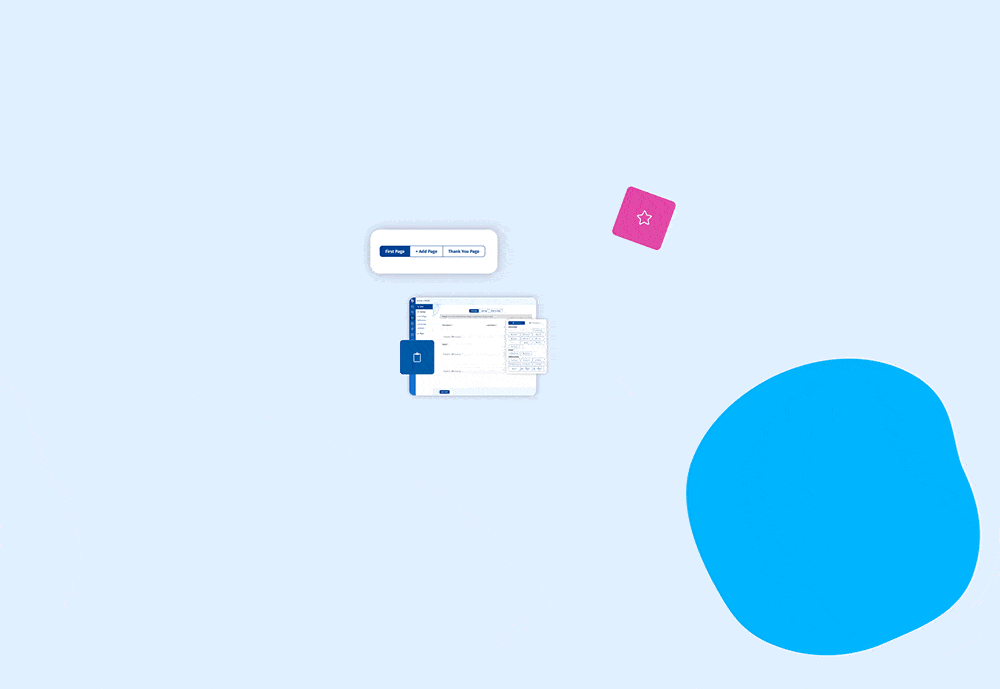 Animated demo of the Boast form builder