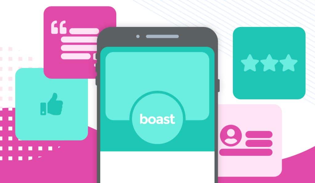 share video testimonials on social media
