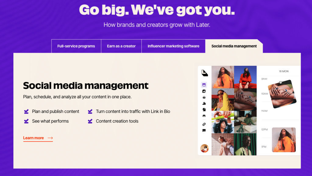 social media later platform