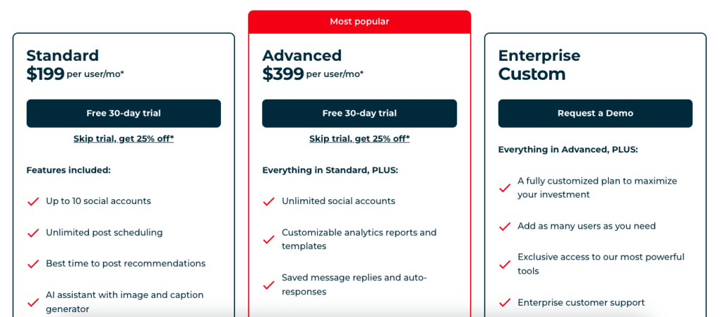 Hootsuite pricing 2026
